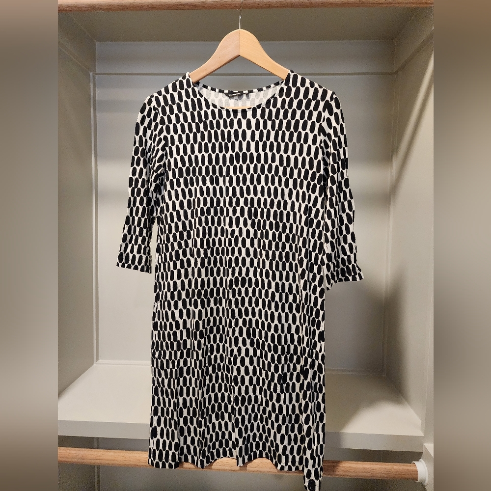Marimeko Black and White dress